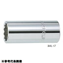 ソケット 12角 工具 3ML-13/16 3/8 スペアソケット ディープ(12P) 13/16 【MLY】【14CD】