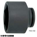 ソケット 六角 6角 P20-100 2-1/2 インパクトレンチ用 ソケット 100mm 【MLY】【14CD】