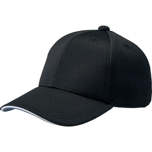 ベースボールキャップ 帽子 野球 野球帽子 ベースボールキャップ 六方丸型 ブラック 【ZTB】【14CD】
