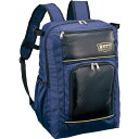 リュックサック 野球バッグ リュック BA1504-2982 ソフトボール バックパック チームデイパック 30L ネイビー/ゴールド 【ZTB】【14CD】
