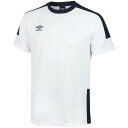 サッカーTシャツ キッズ 半袖 キッズ トップス キッズ 【メール便発送】 サッカー ジュニア ゲームシャツ(切替) ホワイト 【UMB】