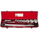 ソケットレンチ 工具 TOP SWS-609M ソケットレンチセット(差込角19.0mm) 【TOP】