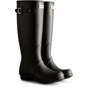 C fB[X Cu[c fB[X CV[Y fB[X WOMENS ORIGINAL TALL HUNTER TRI COLOUR LOGO BACKSTRAP BOOT BLACK yHUNz