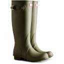 C fB[X Cu[c fB[X CV[Y fB[X WOMENS ORIGINAL TALL HUNTER TRI COLOUR LOGO BACKSTRAP BOOT LICHEN GREEN yHUNz