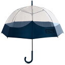 P 킢 P  P UAU7019UPM-NVY TRANSPARENT MOUSTACHE BUBBLE UMBRELLA NAVY yHUNz