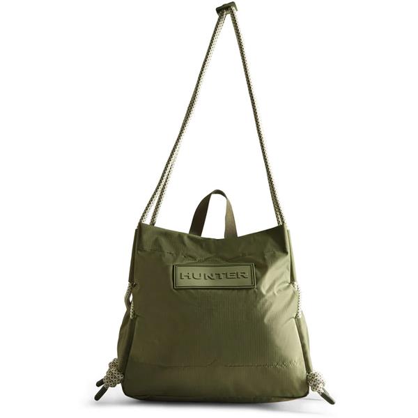 トートバッグ ショルダーバッグ ハンター バッグ UBS1517NRS-LIN TRAVEL RIPSTOP TOTE LICHEN GREEN 【HUN】