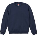トレーナー 無地 ビッグサイズ オーバーサイズ 592801X-87-XXL 10.0オンス CVCクルーネックスウェット(アダルト) インディゴ 【UNA】