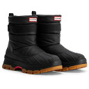 C Y Xm[u[c V[gu[c MENS INTREPID SHORT BUCKLE SNOW BOOT BLACK/NATURAL GUM yHUNz