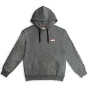 p[J[ g[i[ gbvX UNI PLAY HUNTER RUBBERISED LOGO HOODIE GREY MARL yHUNz