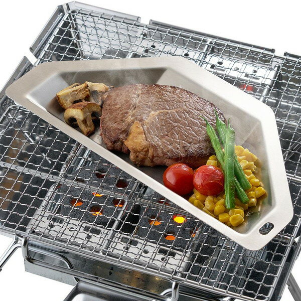 皿 ステンレス ステンレスプレート 【メール便発送】 81280050 ポリゴンステン パーティープレート 【HN】