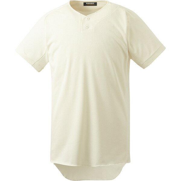 ベースボールTシャツ ユニフォーム メンズ 野球 ユニフォームシャツ Sアイボリー 【DES】
