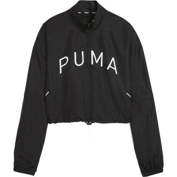 ジャケット レディース ジャージ レディース PUMA FIT MOVE ウーブンジャケット PUMA BLACK