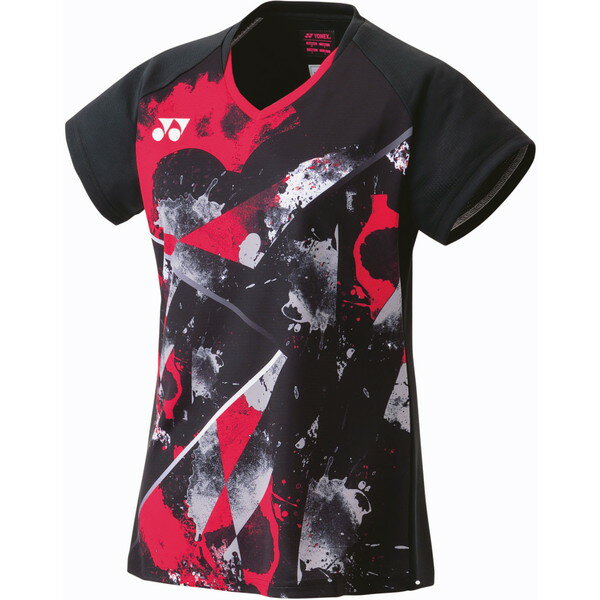 Tシャツ テニスウェア レディース ウィメンズゲームシャツ ブラック 【YNX】
