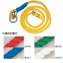 クライミングロープ ロープ アスレチック K-2197-GN スパンカラークライミングロープ 屋内向 緑 【KNY】
