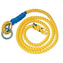 クライミングロープ ロープ アスレチック K-2197-YL スパンカラークライミングロープ 屋内向 黄 【KNY】