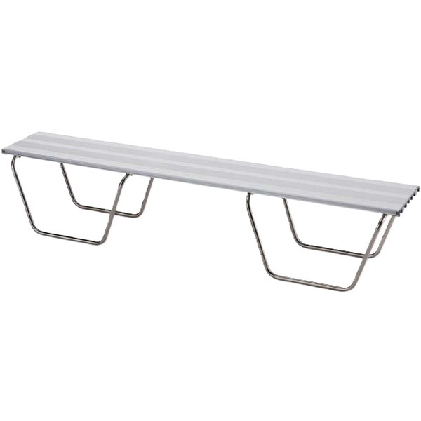 ベンチ 長椅子 イス K-3804 アルミステン重ねるベンチ 【KNY】【36CE】