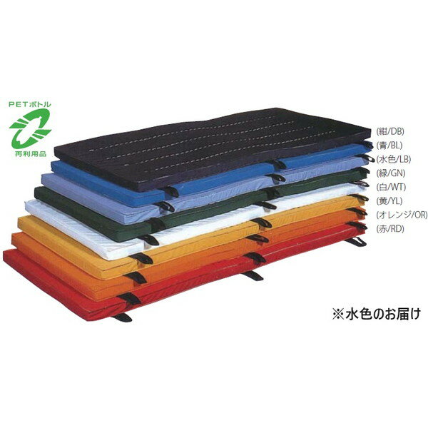 マット 体操マット 運動マット K-4508-LB 抗菌防臭エコカラーマット 5X90X240 水色 【KNY】