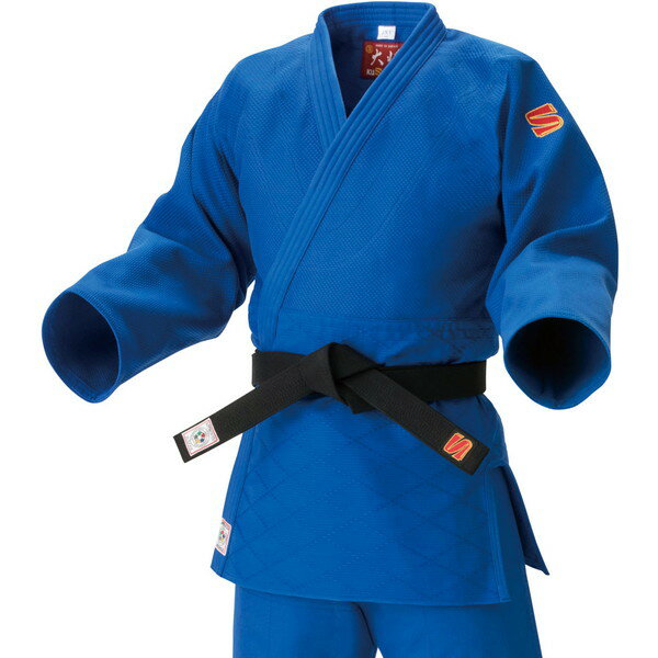 柔道着 柔道 格闘技 JNVCX35B IJF 大将柔道衣 上衣 ブルー 3.5B 【KSA】【36CE】