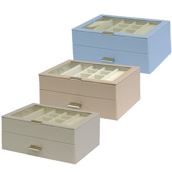 ジュエリーボックス アクセサリー 2段 ジュエリーボックス Asha（アシャ） 2段 【MJU】【36CE】
