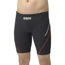 水着 ハーフレッグ メンズ トレーニングスパッツ ハーフレッグ ブラック×レッド 【ARN】