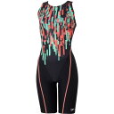 水着 フィットネス スイミング Stripes Delight Loosen Kneeskin ミント 【JSS】