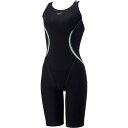 水着 フィットネス スイミング Oval Curvy Loosen Kneeskin ブラック 【JSS】
