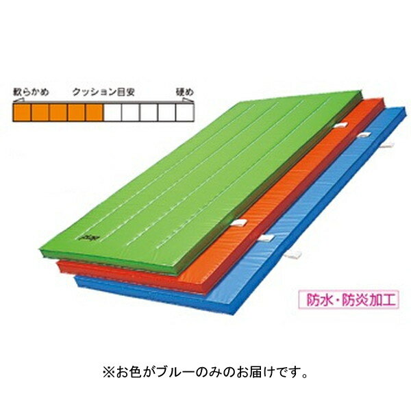 マット ESターポマット 屋外兼用 F256B ESターポマット(屋外兼用)6cm厚仕上(オール合成スポンジ入) ブルー 【NKJ】