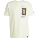 Tシャツ 半袖 トップス ナショナル ジオグラフィック AEROREADY グラフィック半袖Tシャツ(ジェンダーニュートラル) アイボリー 【ADS】