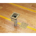 金具 床金具 支柱用 S-3285 体育館用床金具(バドミントン支柱用) 【SWT】