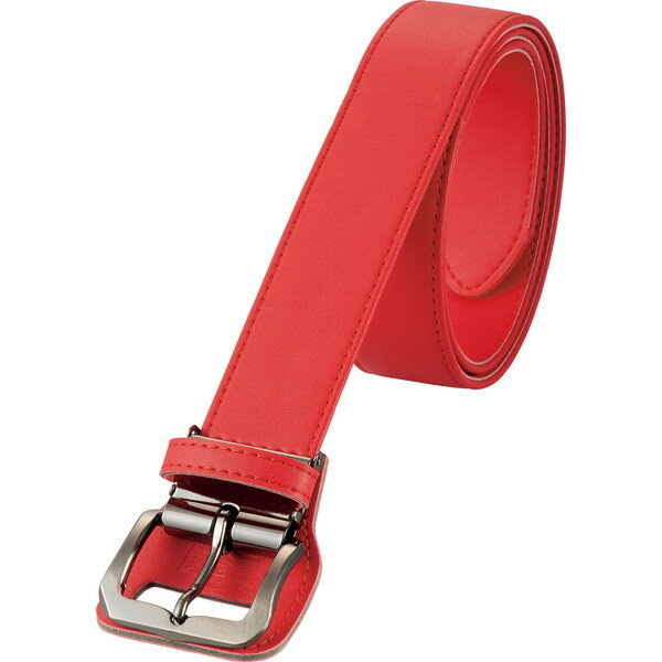 ベルト つや消し 野球ウェア BX930J-6400 ベルト(つや消しタイプ) 少年用 レッド 【ZTB】【36CE】