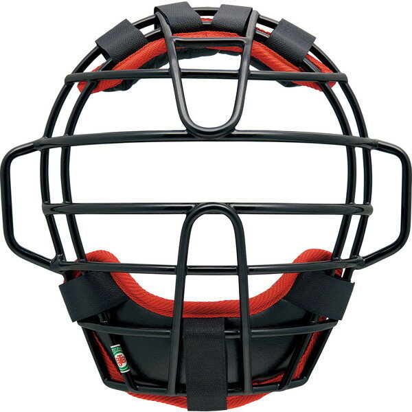 マスク キャッチャー 捕手 BLM8333-1964 少年軟式・少年ゴムソフト用マスク 捕手用 ブラック×レッド 【ZTB】【36CE】