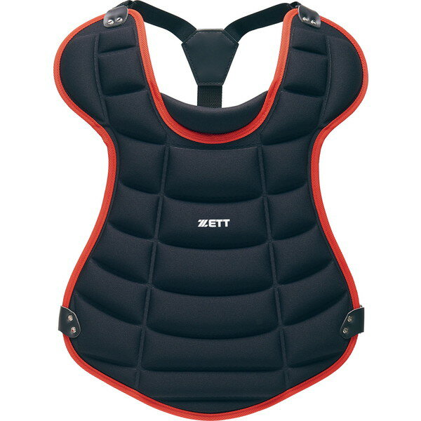 プロテクター キャッチャー 捕手 BLP8340-1964 少年軟式・少年ゴムソフト用プロテクター 捕手用 ブラック×レッド 【ZTB】【36CE】