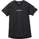 Tシャツ シャツ ゲームシャツ 半袖バレーシャツ ブラック 【DES】