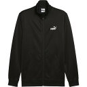 ジャケット アウター ジャージ ESS スモール NO.1 ロゴ ポリ トラックジャケット PUMA Black 【JSP】