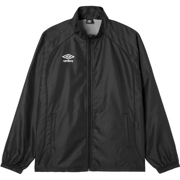 ジャケット アウター 上着 (裏起毛)ウインドジャケット ブラック 【UMB】