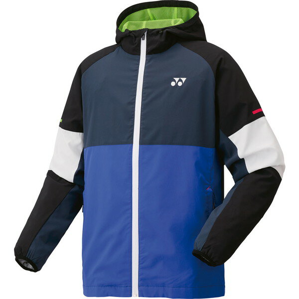 ジャケット アウター 上着 ユニ裏地付ウォームアップパーカー ミッドナイトネイビー 【YNX】