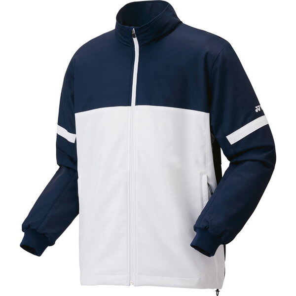 ジャケット アウター 上着 ユニ裏地付ウィンドウォーマーシャツ ホワイト 【YNX】