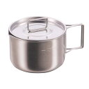 ラーメンクッカー ステンレス 570ml キャンプ 登山 (リフィル用) ( AP160024 / M-5512 ) 【14CD】