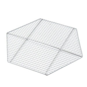 網 バーベキュー網 焼き網 六角 ヘキサ バーベキュー アミ M-6500用 キャプテンスタッグ 455×395mm ( AP189697 / M-6699 )【QCB27】