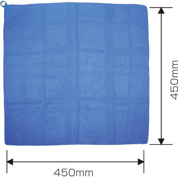 ループ付カラースカーフ ミニ青 (AC205648/'002104)【36CE】(3)