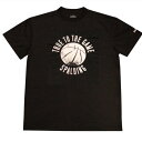 バスケ スポルディング Tシャツ-BALL ブラック/2XOサイズ (SP213390/SMT13035X-BK-2XO)QBI07【QCA04】