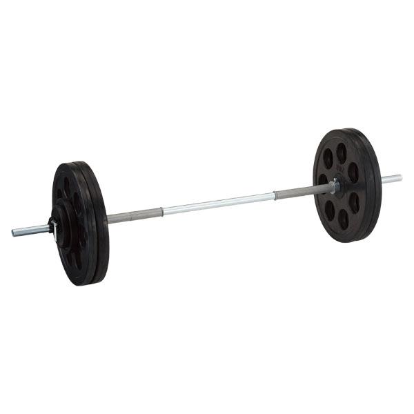 バーベル ダンノ D-5003 穴付ラバーバーベル28 40kg (DAN)【36CE】