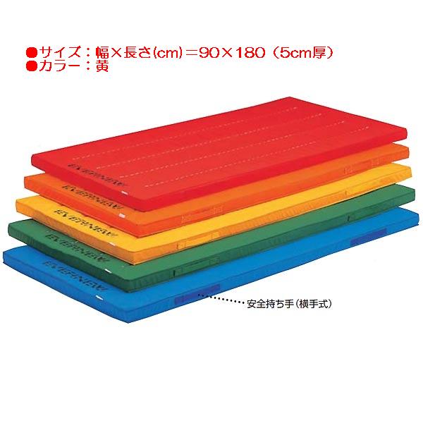 カラー体操マット エバニュー EKM001 エコ・カラーマット(枚)(黄) (ENW)