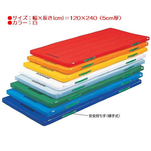 カラー体操マット エバニュー EKM082 防ダニカラーペットマットすべり止付(枚)(白) (ENW) カラー体操マット エバニュー EKM082 防ダニカラーペットマットすべり止付(枚)(白) (ENW)