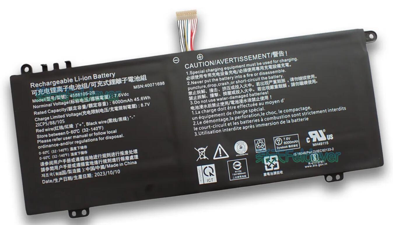 製品仕様 商品型番 4588105-2S 電圧 7.6 V 容量 6000 mAh/ 45.6 Wh バッテリー種類 リチウムイオン 保証期間 ご購入日より12ヶ月 対応機種一覧 Dynabook B2/U P1B2UYDB B3/U P1B3UBDB Y4/P P1Y4PPEW Y4/P P2Y4PBEW Y55/WV A6Y1WVF84N45 Y55/WV A6Y1WVFA4N45 Y6 P1Y6UPEW Y6 P3Y6VGEE Y6/S P1Y6SPEW Y6/U P2Y6UBEW Y6/V P1Y6VPEG ご購入前の注意事項 ・ご購入前に、対応型番を十分ご確認ください。 ・初回使用時は、満充電後のご使用を推奨しております。 ・バッテリー性能維持のため、定期的な充電を推奨しております。 ・交換作業時は、PC本体の電源をお切りください。 ・沖縄県、北海道、一部離島地域につきましては、 別途送料【2000円】をご負担いただく場合がございます。 ・製品仕様および外観は、改良のため予告なく変更となる場合がございます。