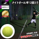 ★楽天1位★【フィールドフォース公式】軟式練習球 J号球 野球ボール ナイトボール FNB-6812JYN ダース 野球 ボール 軟式ボール 練習球 ピッチング バッティング 守備練習 少年野球 学童野球 練習用軟式球 12個入り 夜間練習