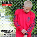 Җ]̍ēׁIIBADASS o_X T  TVc SW LONG SLEEVE GX_u bh~ubN   T Y t@bV Xg[g Bn STREET qbvzbv HIPHOP 傫TCY XP[^[ SKATE y IWi {bNXS