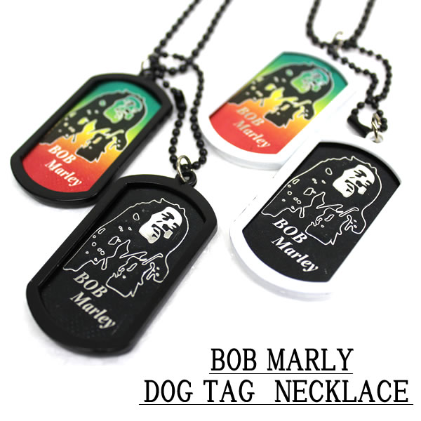 DOG TAG NECKLACE ドッグタグネックレス Bob Marley メンズ ファッション あす楽 アメカジ ストリート ルード スケート