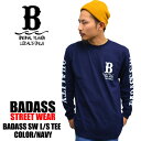 Җ]̍ēׁIIBADASS o_X TVc BADASS SW LONG SLEEVE o_XGX_u lCr[~zCgIWi.{bNXS.V.lC..Xg[g.XP[g.R{._ul[