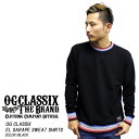 メンズファッション トレーナー OGCLASSIX / オージークラシックス トレーナー EL SERAPE SWEAT SHIRTS ブラックトップス アウター クルーネック 大人コーデ 秋冬 冬物 秋物 裏起毛 部屋着 普段着